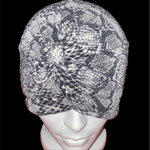 Snake print stretchy stylish  turban
